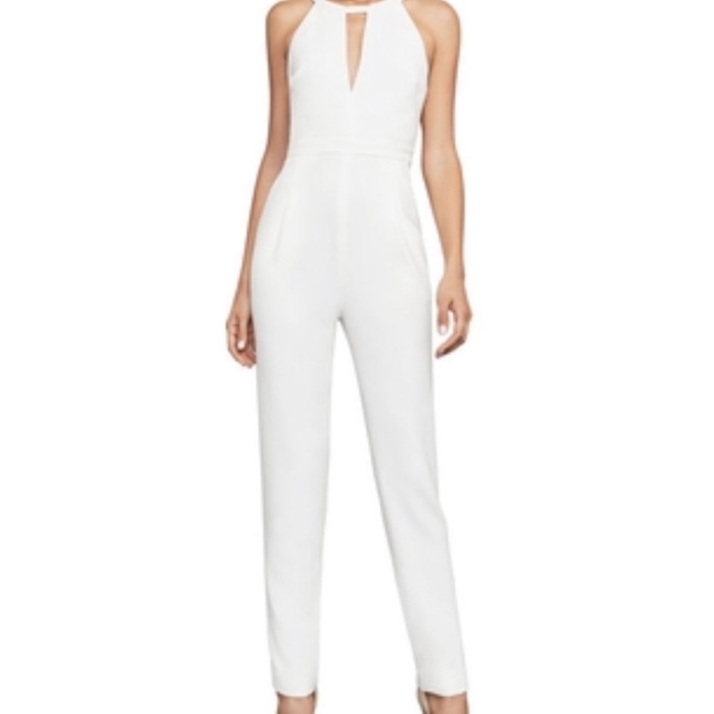 NEVER WORN! White BCBG jumpsuit in perfect condition!